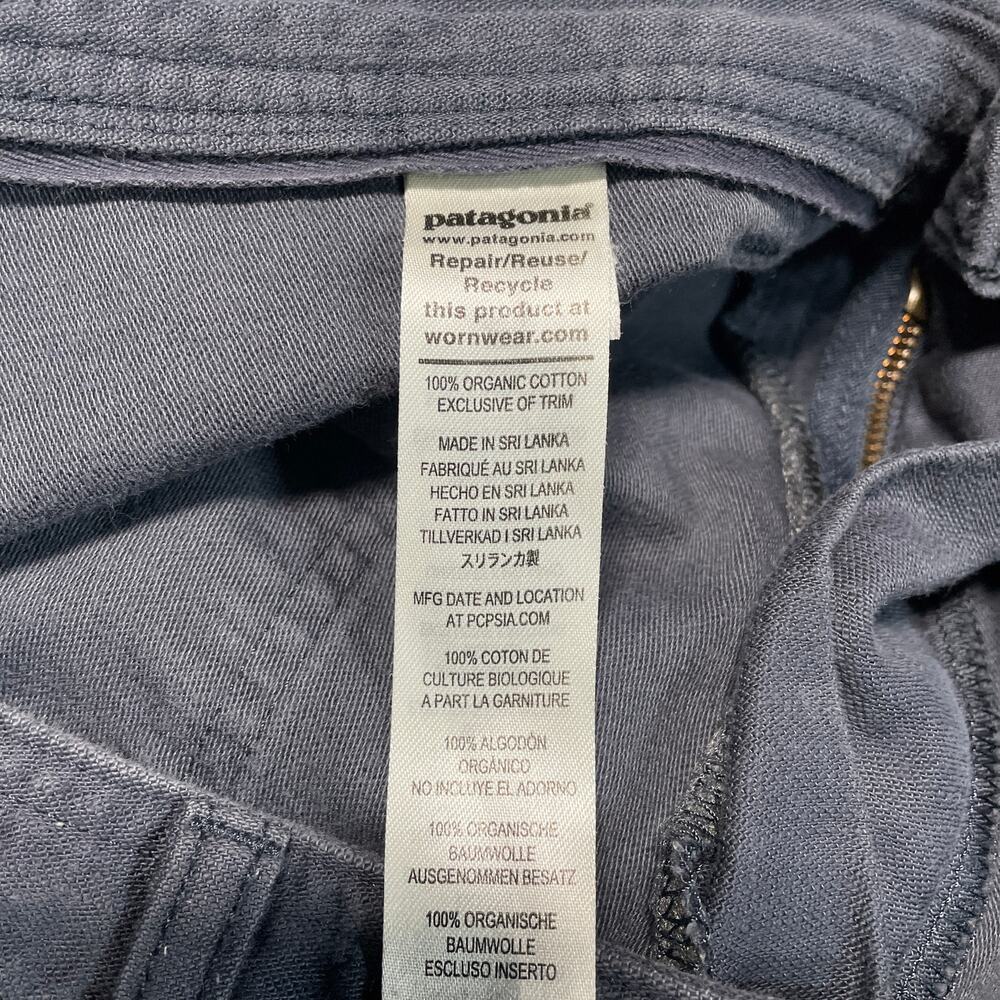 Patagonia Pants Womens 14 Organic Cotton Slub Woven Wide Leg Casual - Picture 4 of 11